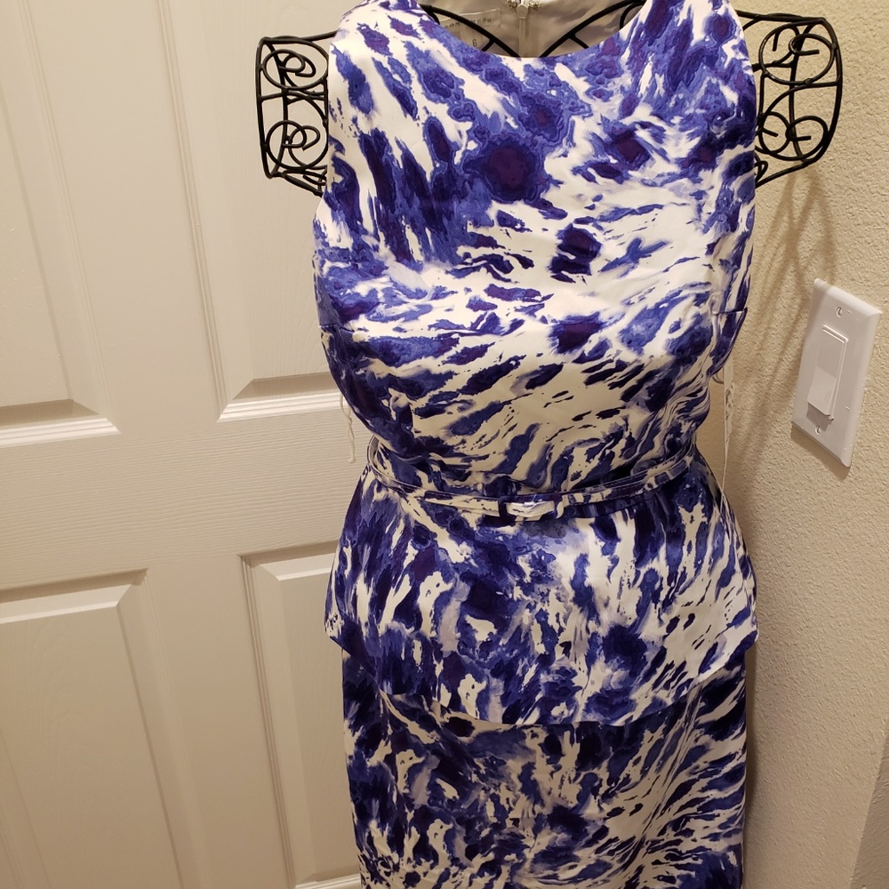 NWT London Times Purple and White Sz 6
